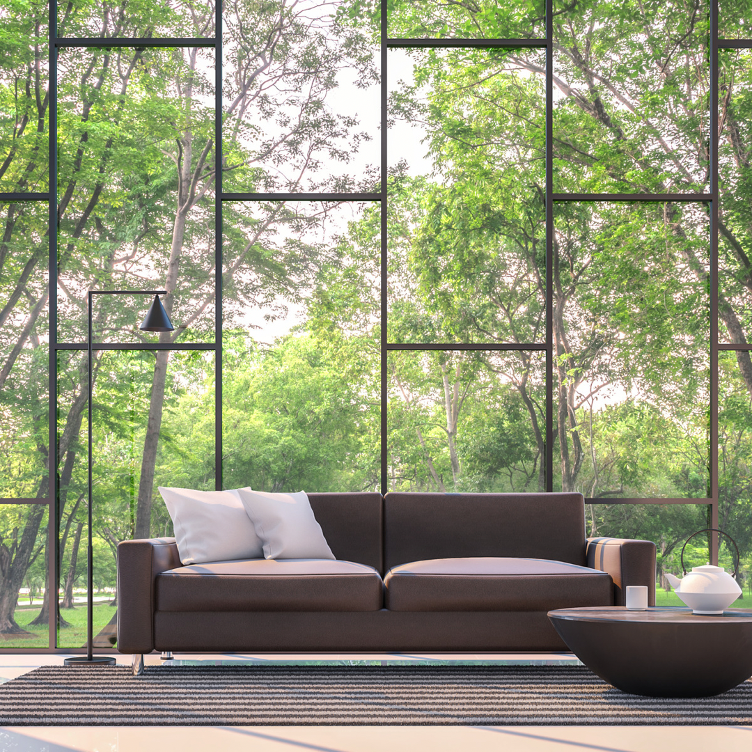 Nature inspired wall mural