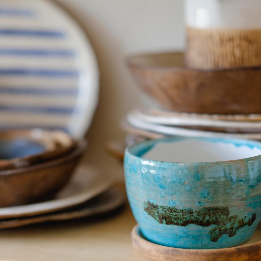 Handcrafted pottery
